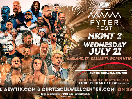 AEW Dynamite: Fyter Fest Night Two Results (07/21/21)