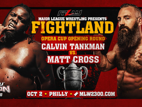 Calvin Tankman vs. Matt Cross Added To FIGHTLAND In Philly