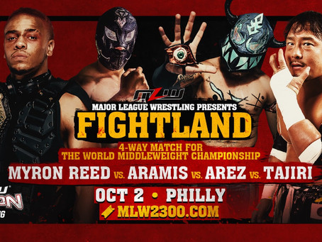 Tajiri vs. Aramis vs. Arez vs. Reed 4-Way Title Match Signed