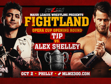 TJP vs. Alex Shelley Signed For FIGHTLAND In Philly