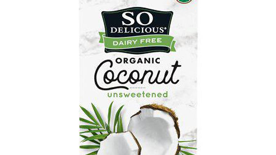 So Delicious Organic Unsweetened Coconut Milk 32 fl. oz. - 12/Case