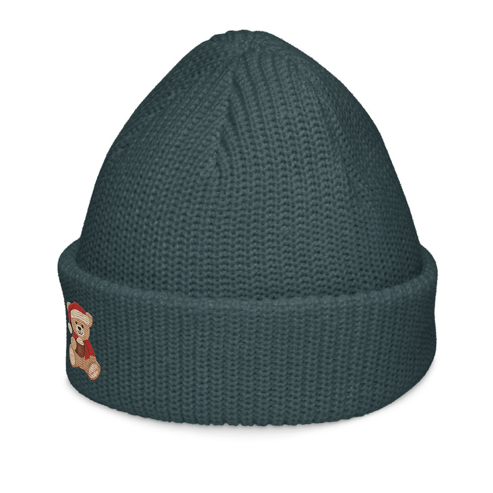 Thumbnail: Café Bear Fisherman beanie