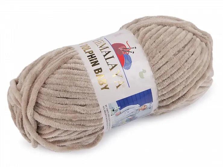 Miniatura: Priadza - Dolphin baby - Zemité odtiene 100g