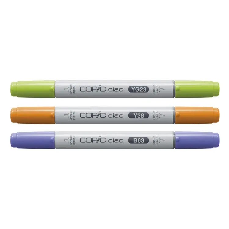 Miniatura: Sada univerzálnych dizajnových fixiek - Copic Ciao - 3ks v sade