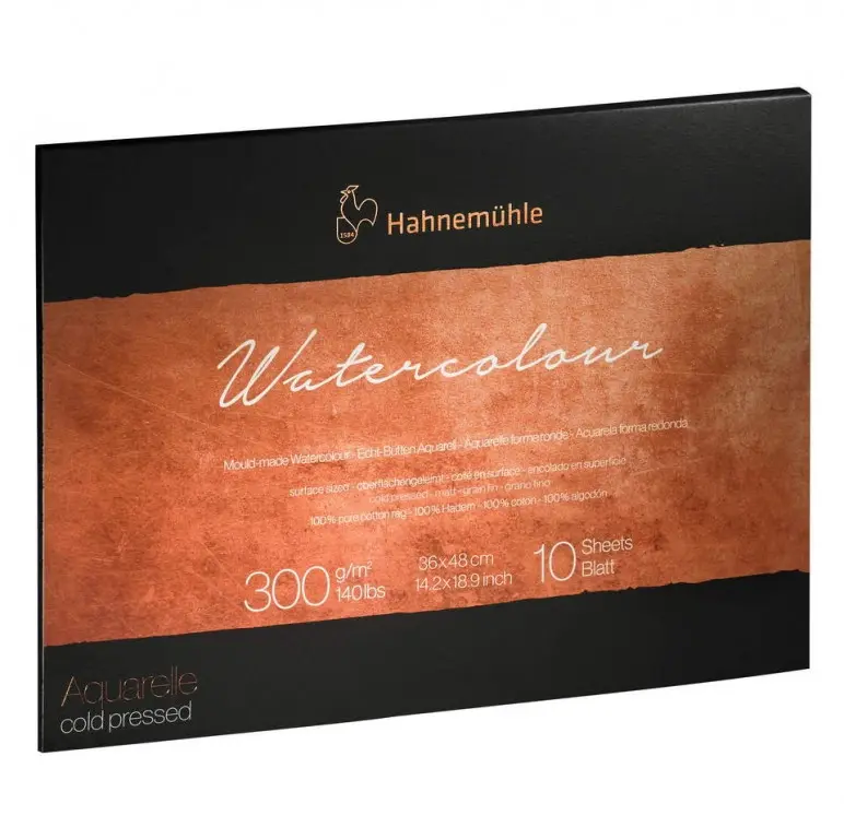 Miniatura: Blok na akvarel - Hahnemühle - Collection Watercolour - 100% bavlna - Cold Press