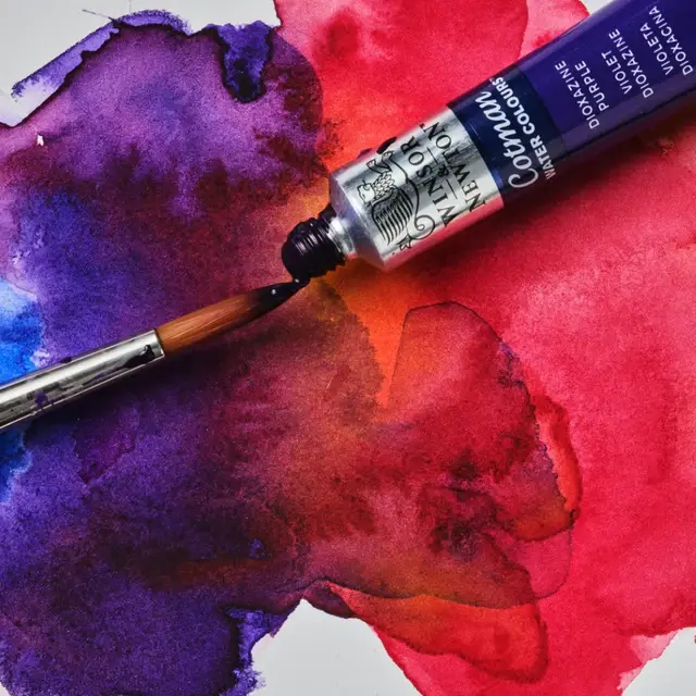 Miniatura: Akvarelová farba - Winsor Newton - Cotman - 40 odtieňov