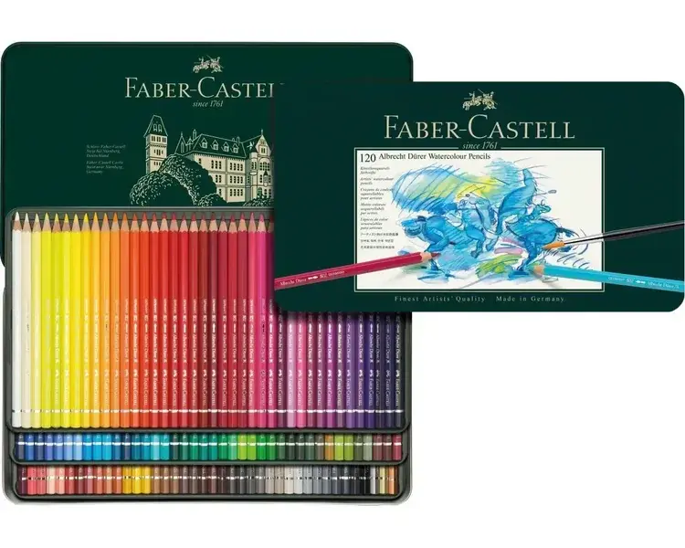 Miniatura: Sada akvarelových pasteliek - Faber-Castell - Albrecht Dürer - v kovovej kazete