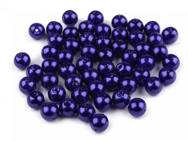 Miniatura: Plastové korálky perlové 6 mm