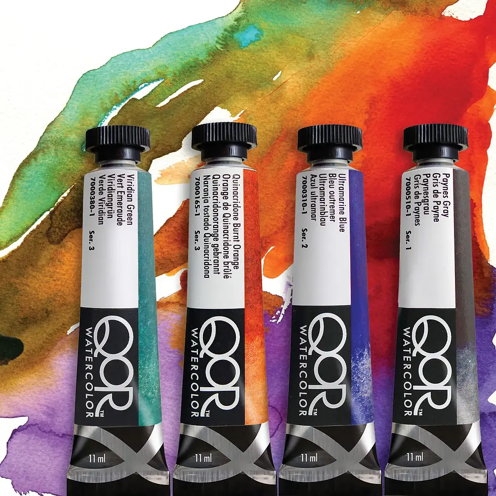 Miniatura: Sada akvarelových farieb - QoR - prémiová umelecká kvalita