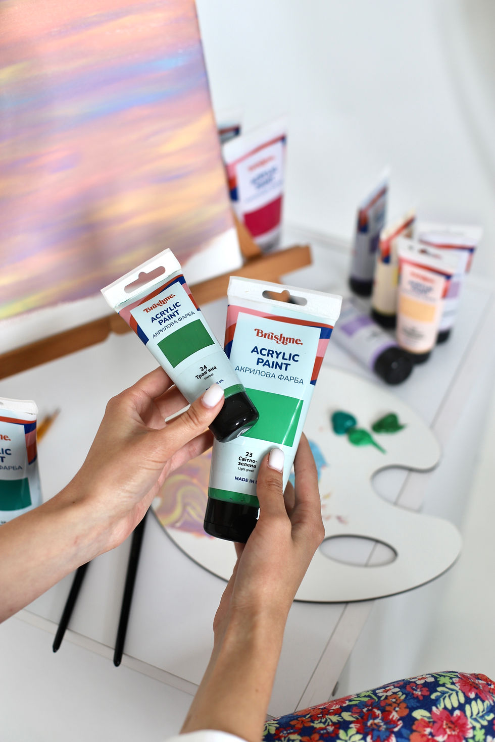 Miniatura: Akrylová farba - Acrylic paint - Brushme - v tube