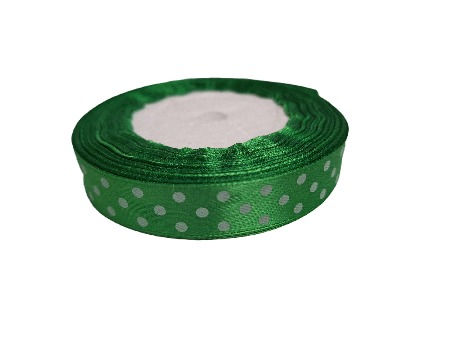 Miniatura: Stuha bodkovaná 12 mm - atlasová