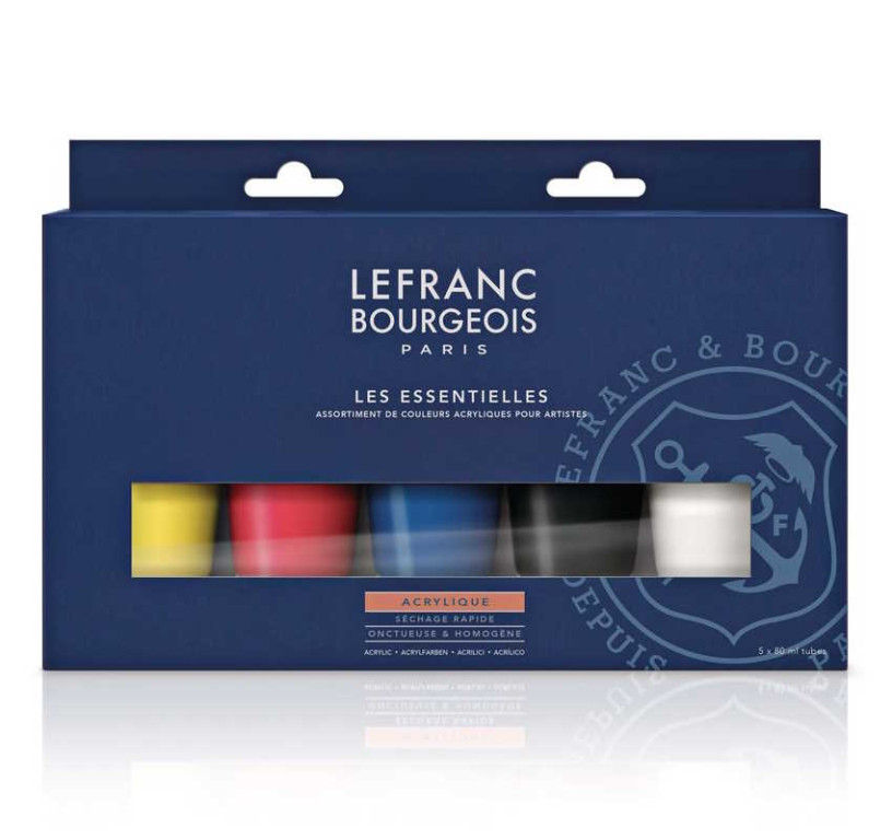 Sada akrylových farieb - Lefranc Bourgeois - umelecká kvalita