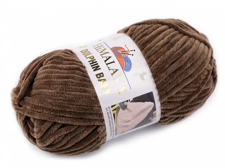 Miniatura: Priadza - Dolphin baby - Zemité odtiene 100g