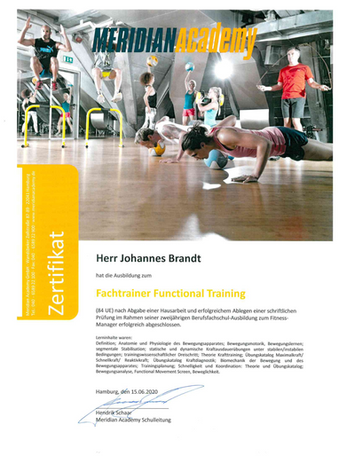 Functional Trainer Zertifikat
