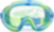Blue Lava Lamp Swim Mask