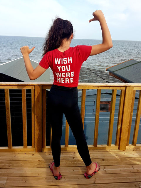 Wish you were here | Beach Hut hire | Ladybird Seascapes