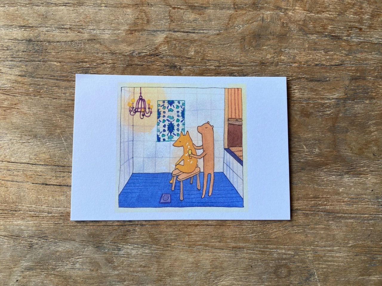 Postcard :  14 Selänpesu