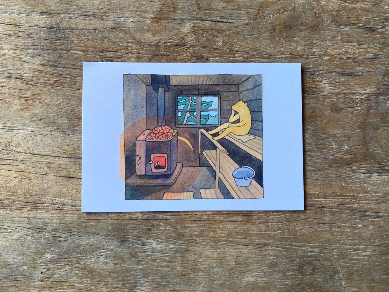 Postcard :  15 Hehkuva Kiuas