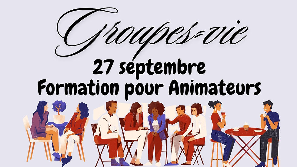 Formation pour les animateurs de groupes-vie