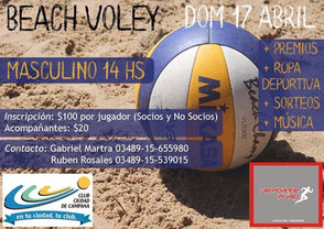 Beach Volley en Campana - 17 de Abril