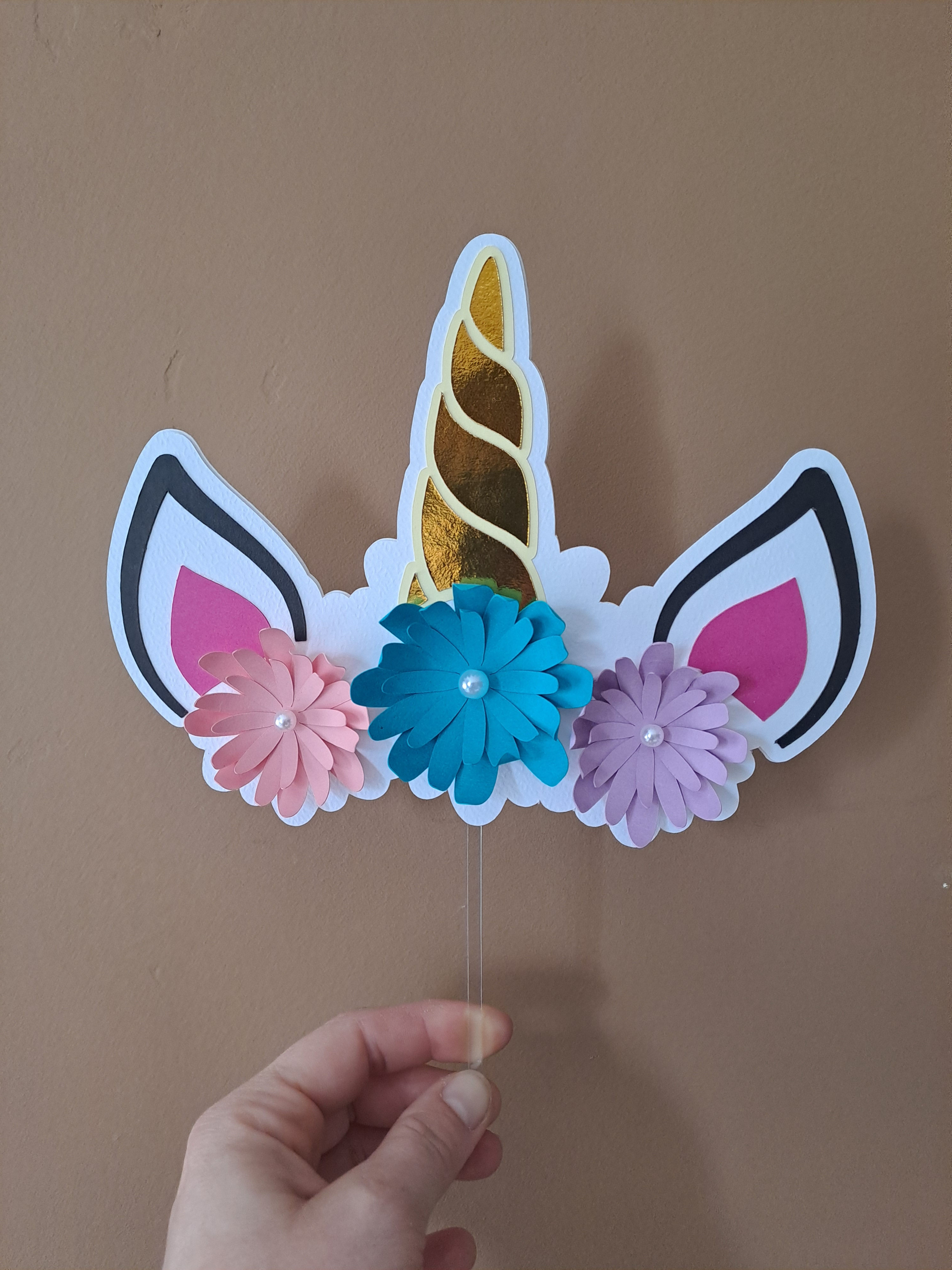 Cake Topper Licorne
