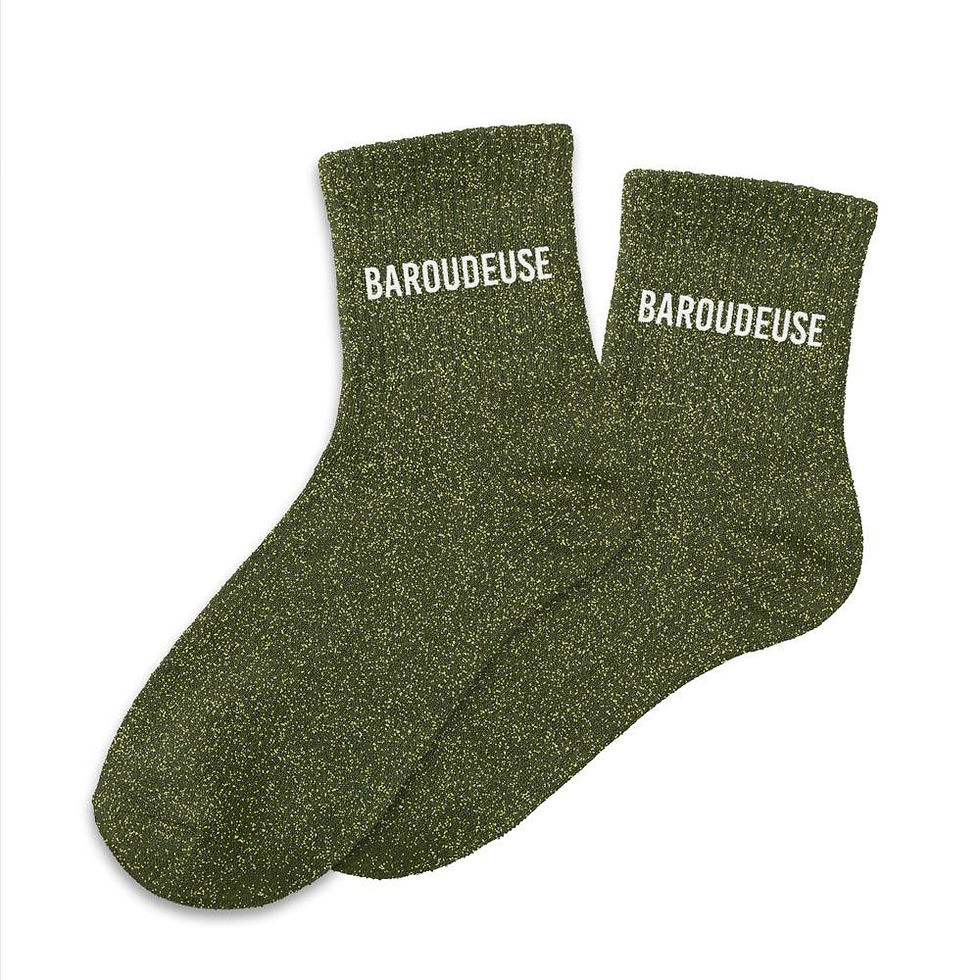 Miniature : Chaussettes à paillettes - BAROUDEUSE