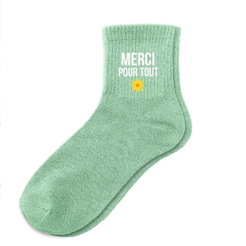Miniature : Chaussettes à paillettes - MERCI POUR TOUT