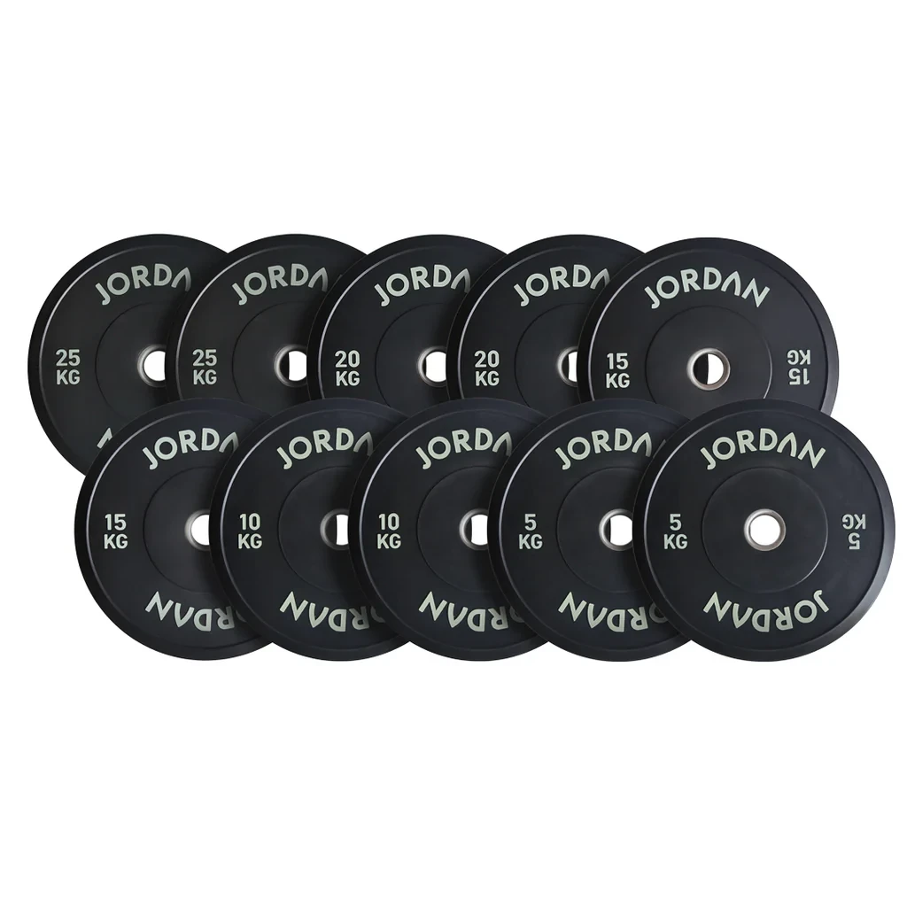 Jordan Black Rubber Bumper Plate Sets