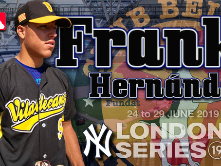 FRANK HERNÁNDEZ EN EL «MLB LONDON SERIE 2019»