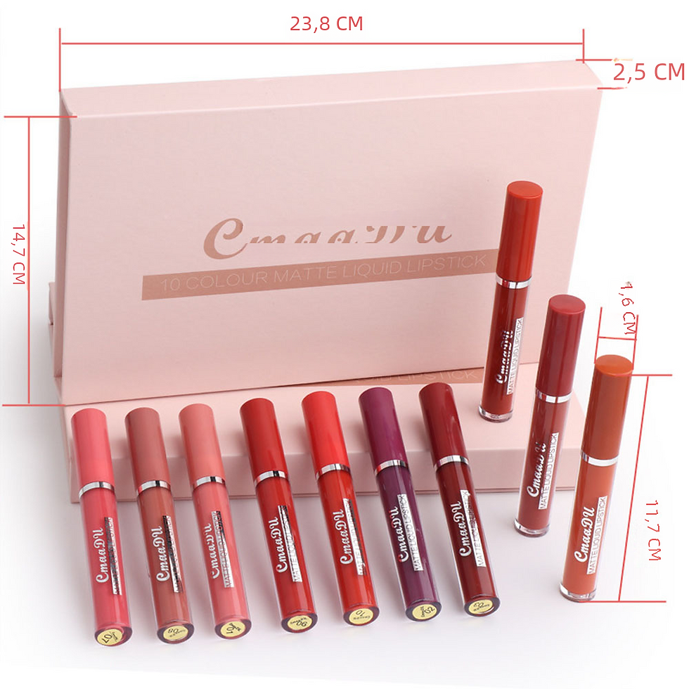 Miniatura: CmaaD Matte Liquid Lipstick Set - Waterproof & No Transfer