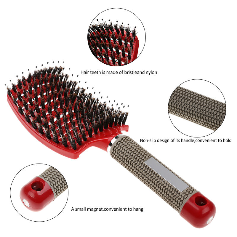 Miniatura: Wet Hair Brush and Massage Comb for Hairdressing Tools