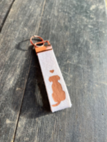 Schlüsselanhänger "doglove"