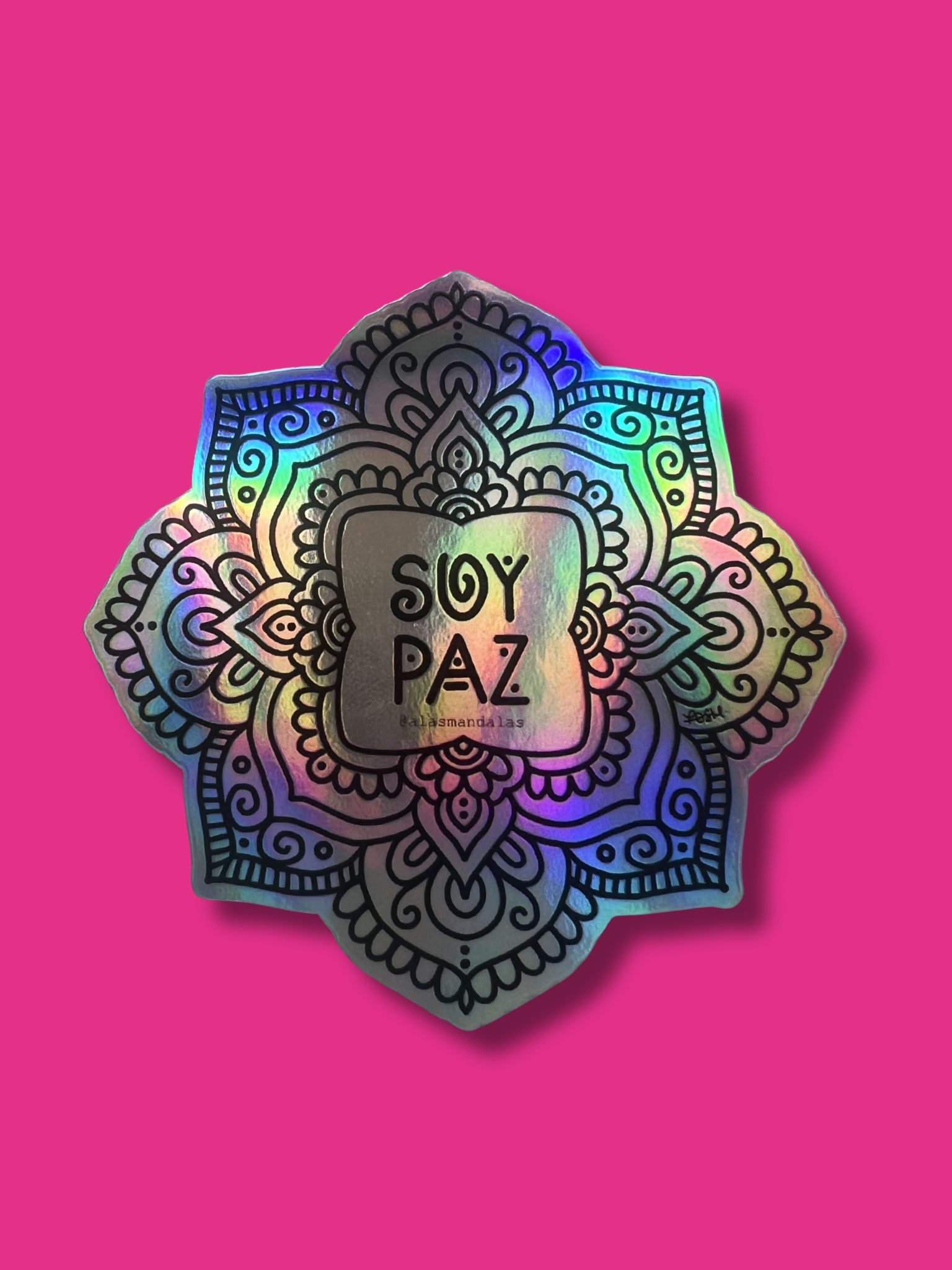 Sticker Mandala Afirmaciones