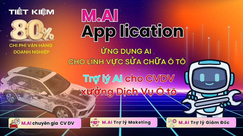 Ứng Dụng AI - Mcar Pro