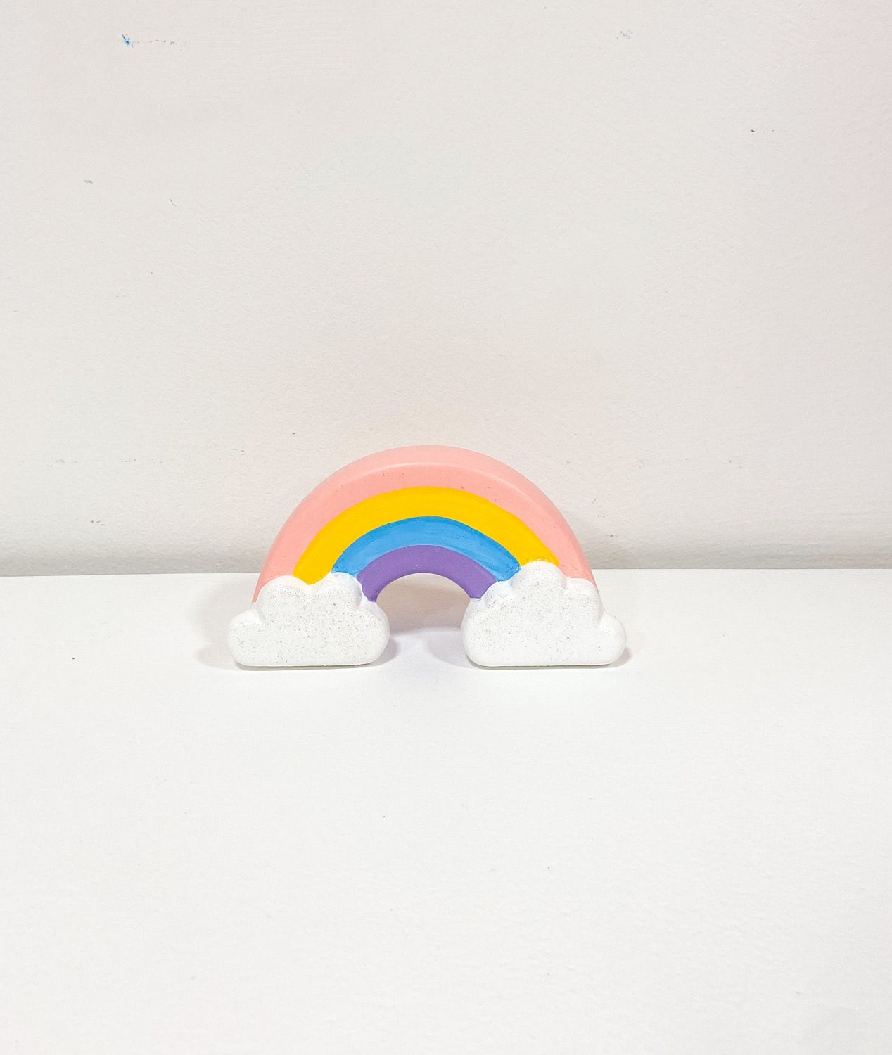 Arco-íris cerâmica adorno