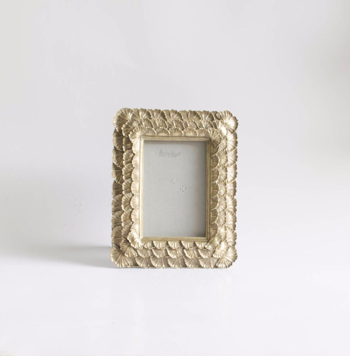 Porta retrato Pétalas dourado