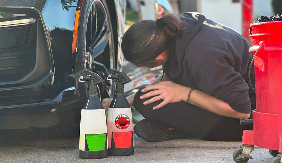 properly washing a ceramic coated vehicle with glassparency products.