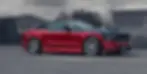 Candy apple red and black 2011 ford mustang GT with twin turbos