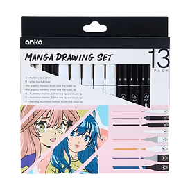 markers & liners set