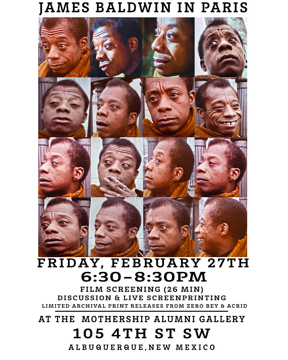 James Baldwin in Paris: Screening & Discussion