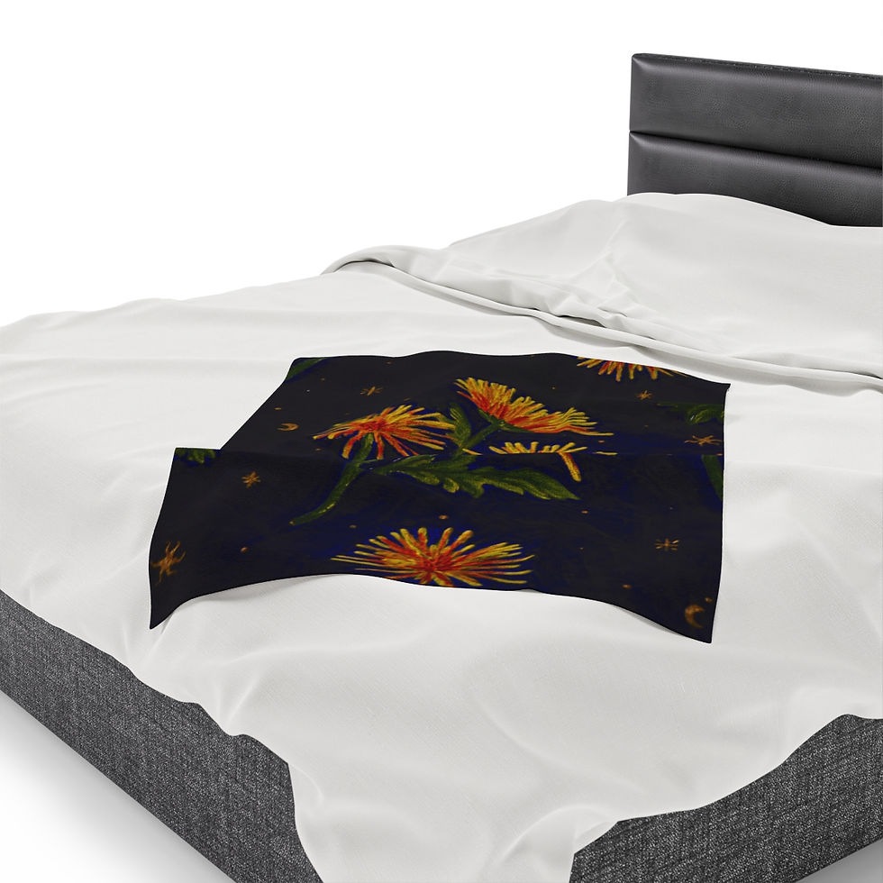 Thumbnail: Spider Mum | Velveteen Plush Blanket