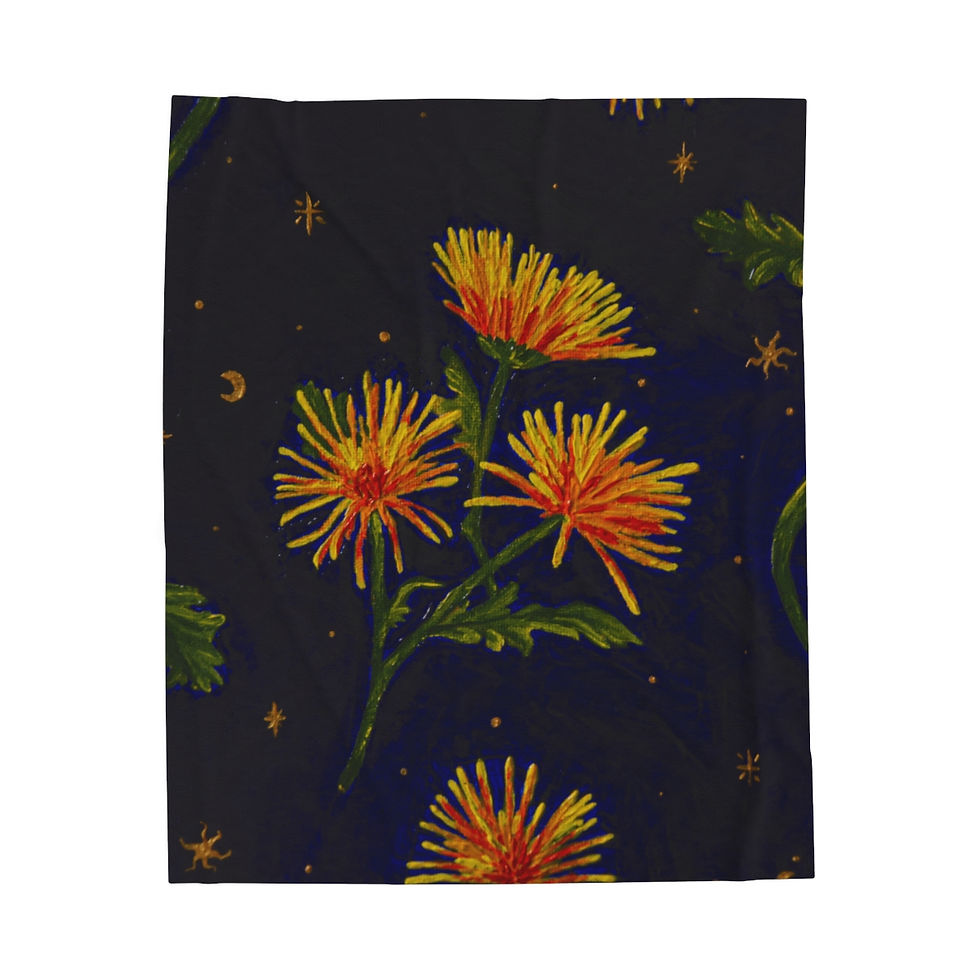 Thumbnail: Spider Mum | Velveteen Plush Blanket