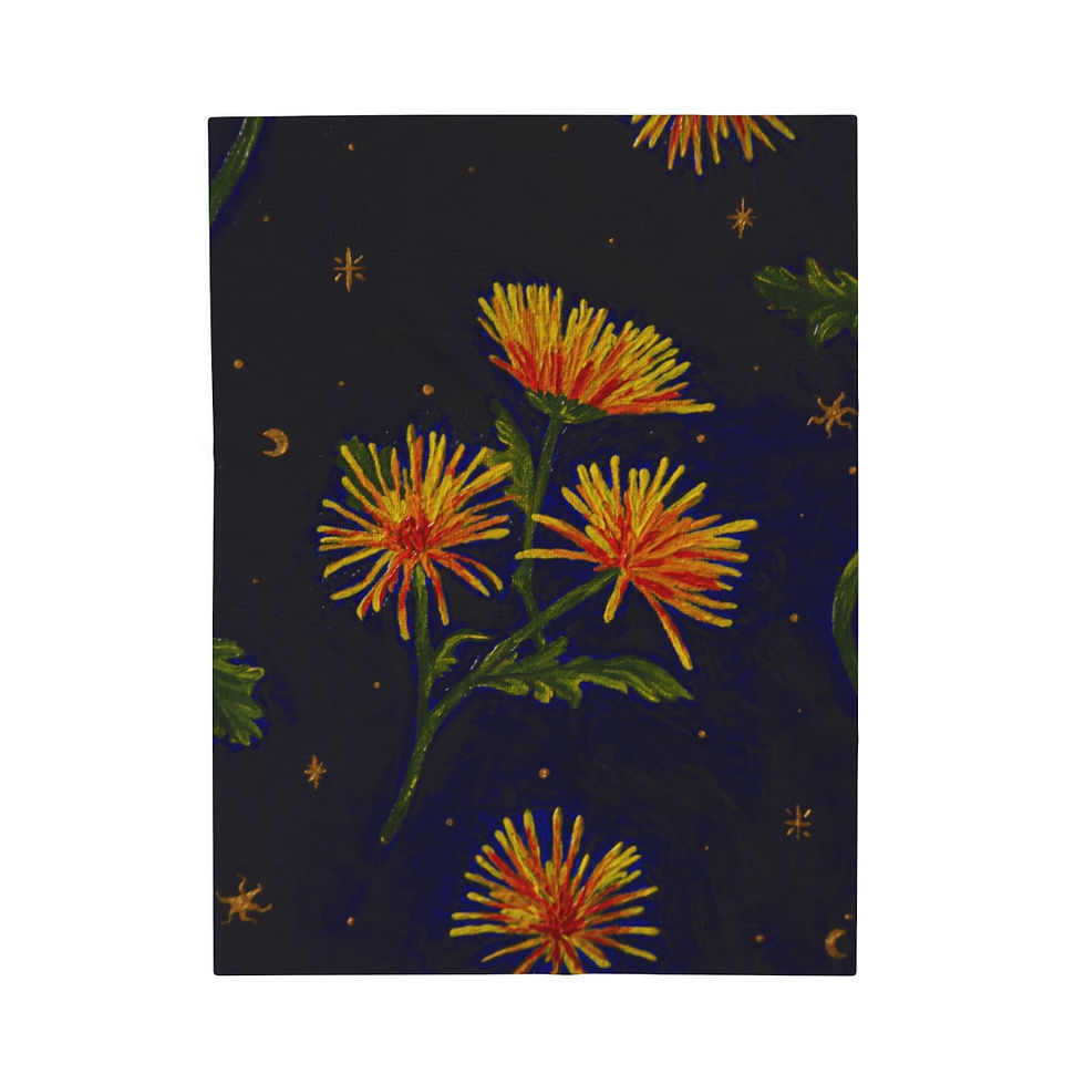 Thumbnail: Spider Mum | Velveteen Plush Blanket