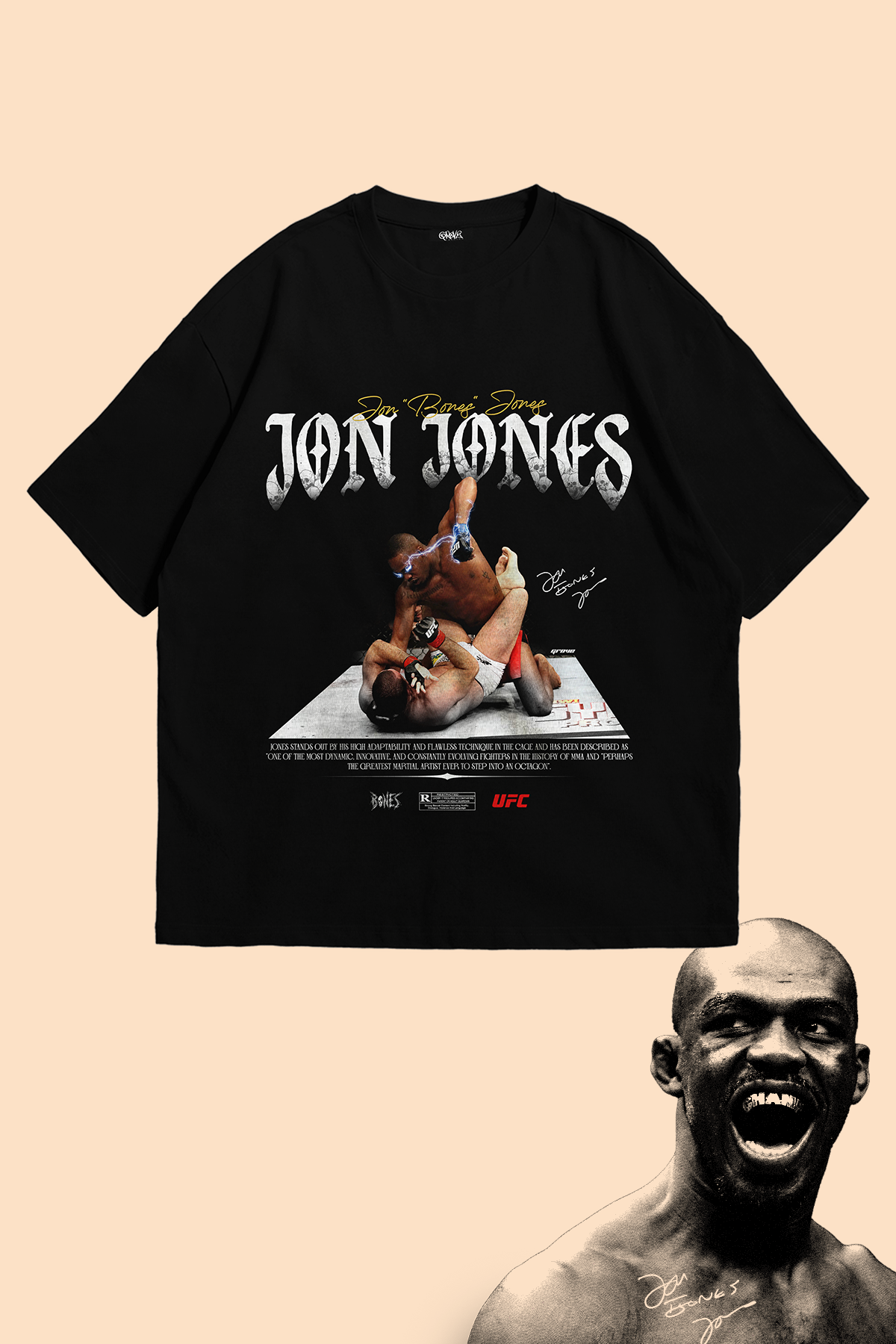 Jon Jones GOAT Oversize T-Shirt