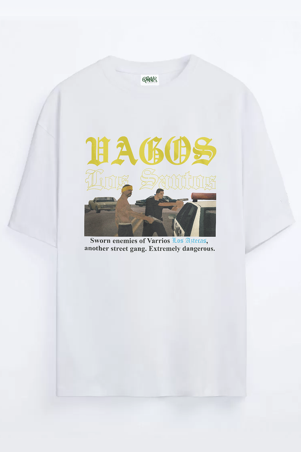 Grove Vagos vs Police Oversize T-Shirt