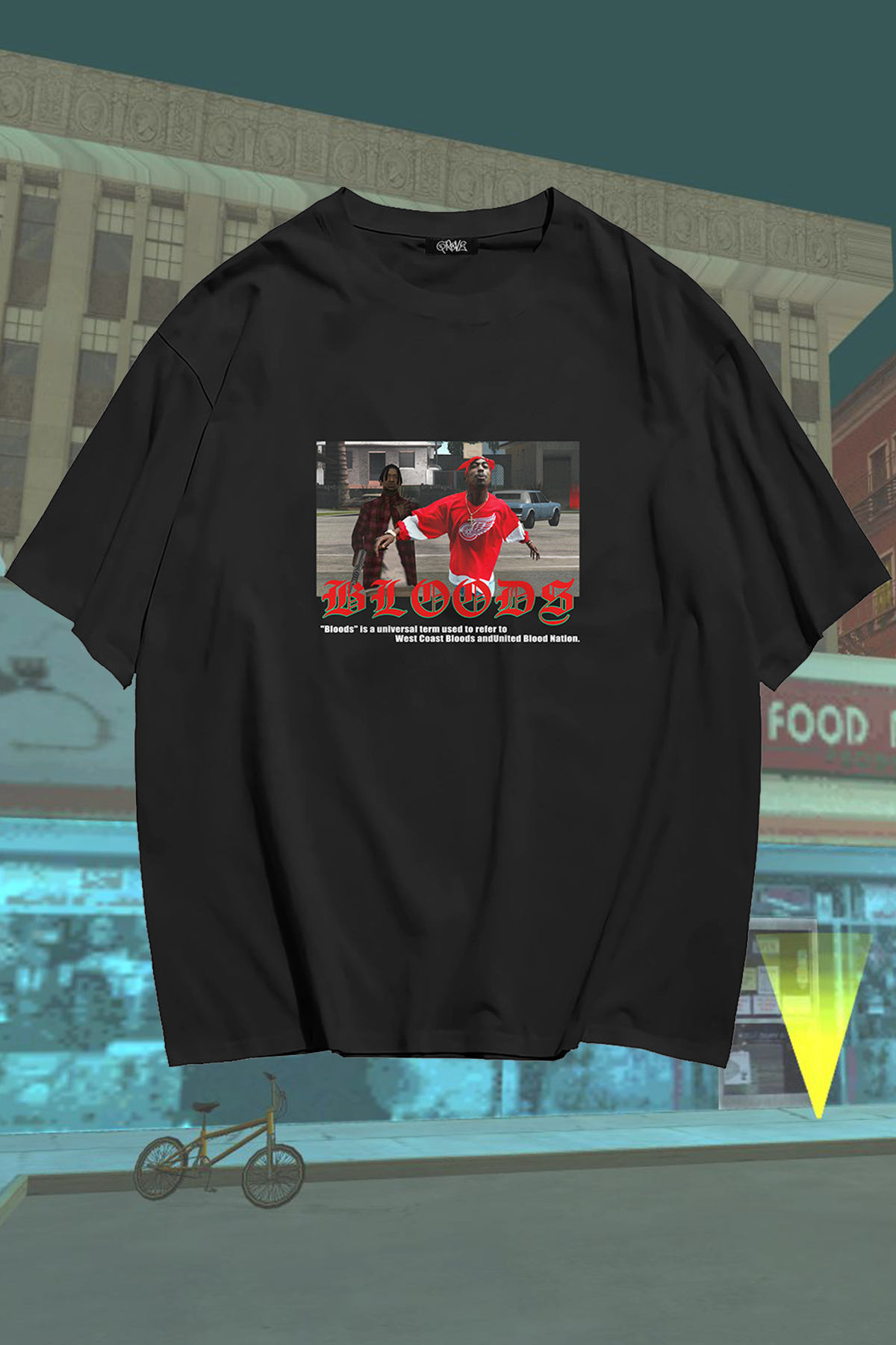 BloodsTupac Oversize T-Shirt