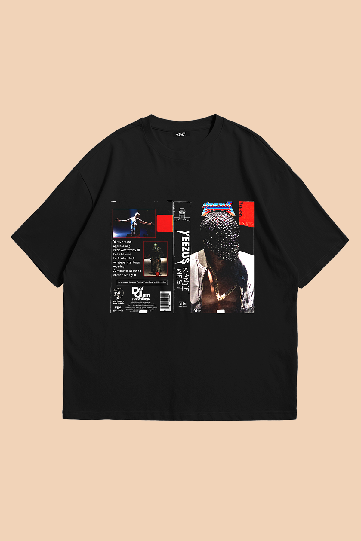 Kanye West Albüm Oversize T-Shirt