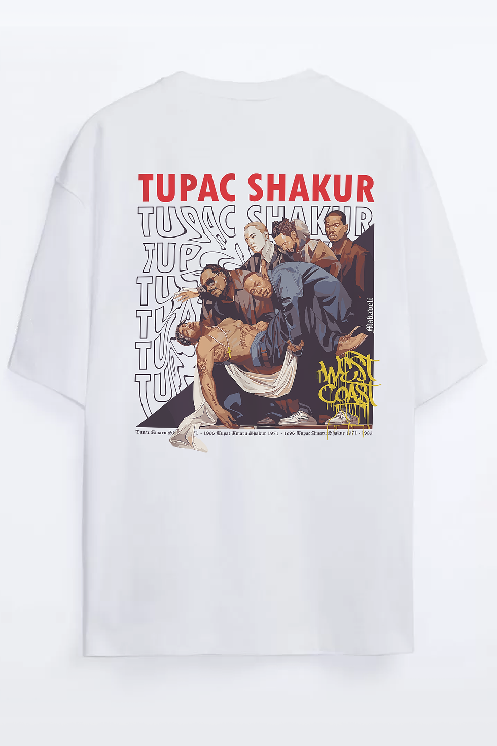 Küçük resim: Grove Original Tupac Shakur Oversize T-Shirt