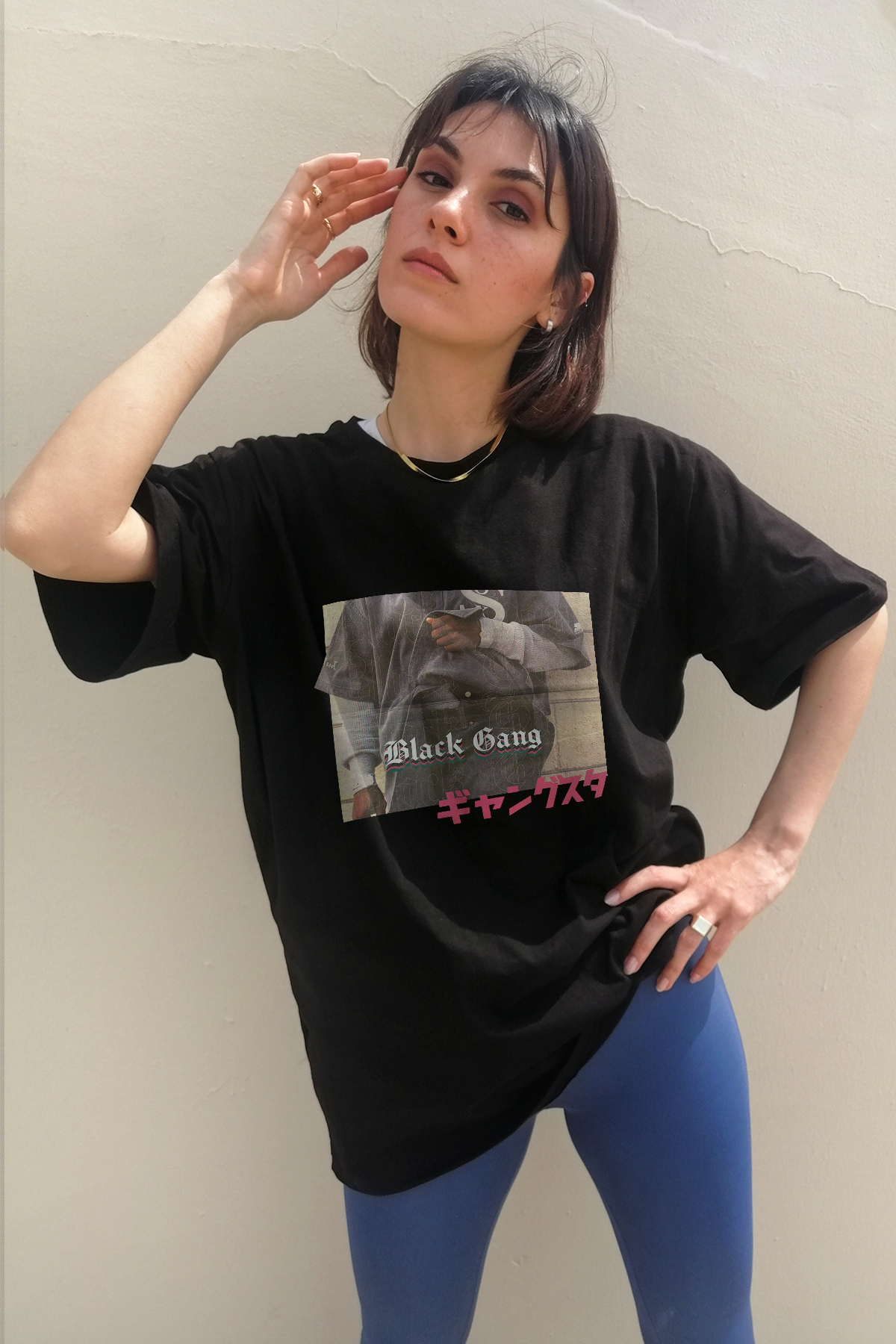 Grove Black Gang Oversize T-Shirt