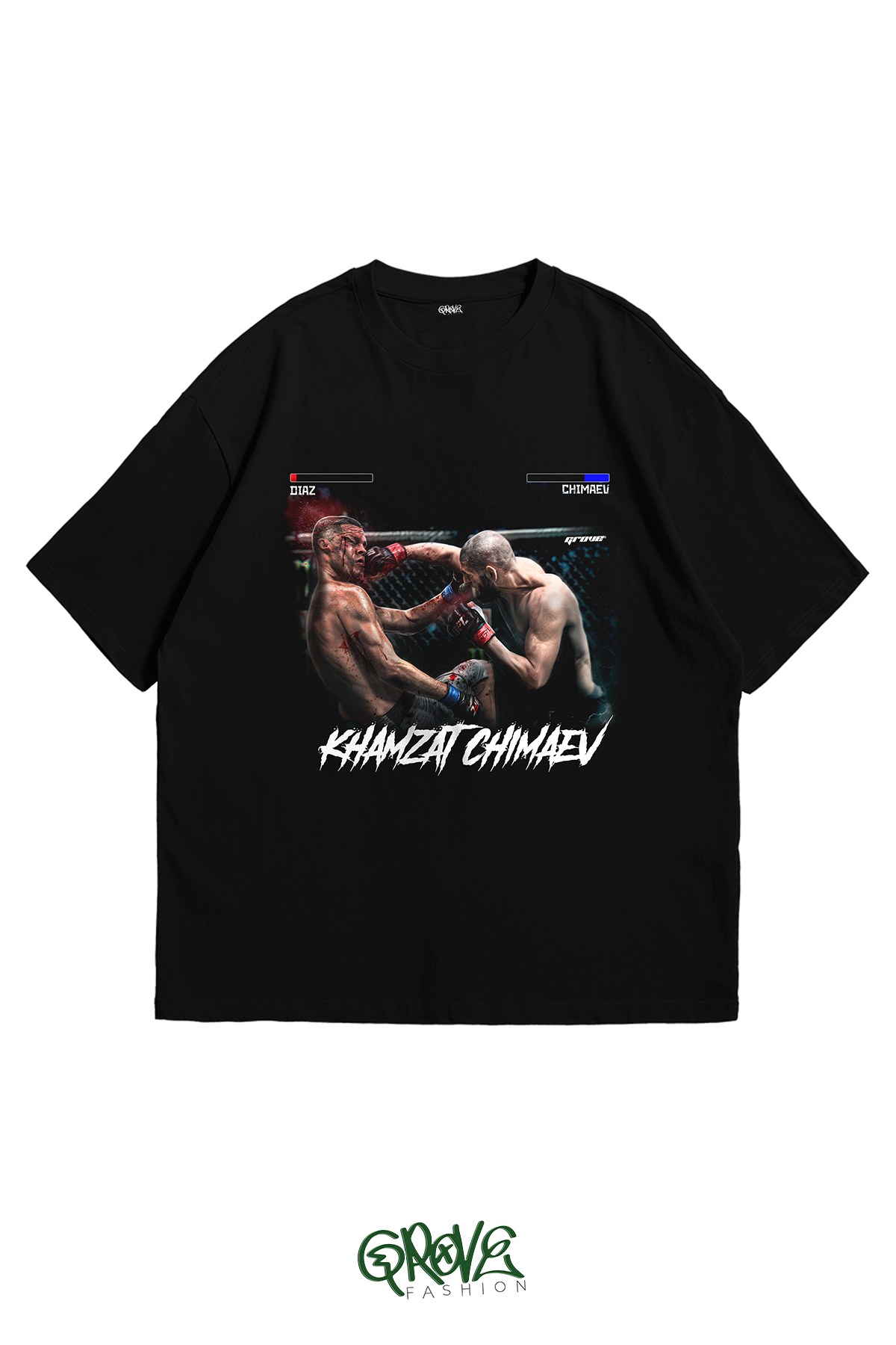 Khamzat Chimaev Mortal Oversize T-Shirt